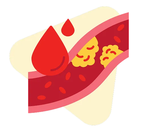 Ilustração colesterol